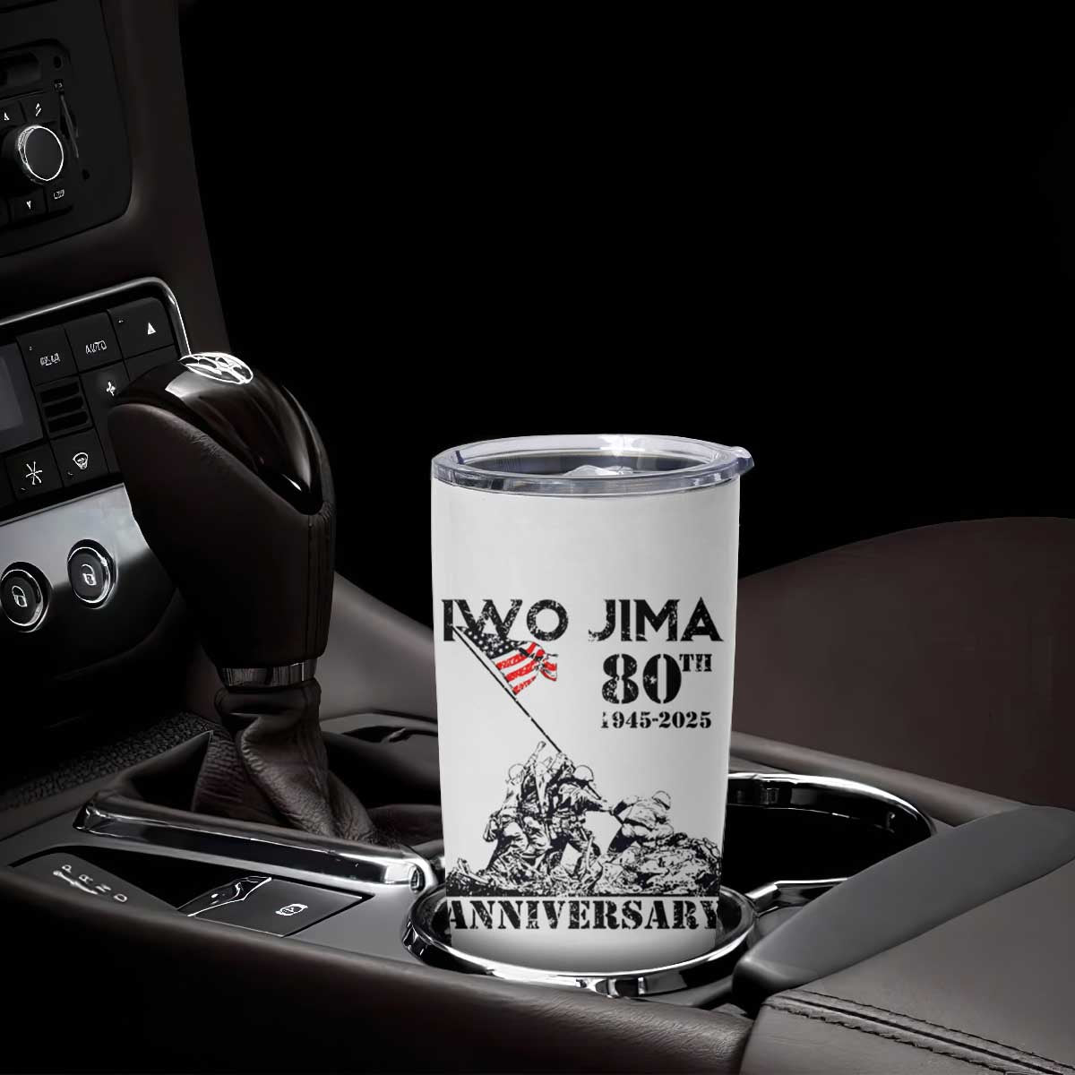 Iwo Jima WWII Veteran Tumbler Cup 80th Anniversary 4th of July US Flag TS02 Print Your Wear