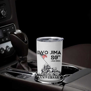 Iwo Jima WWII Veteran Tumbler Cup 80th Anniversary 4th of July US Flag TS02 Print Your Wear