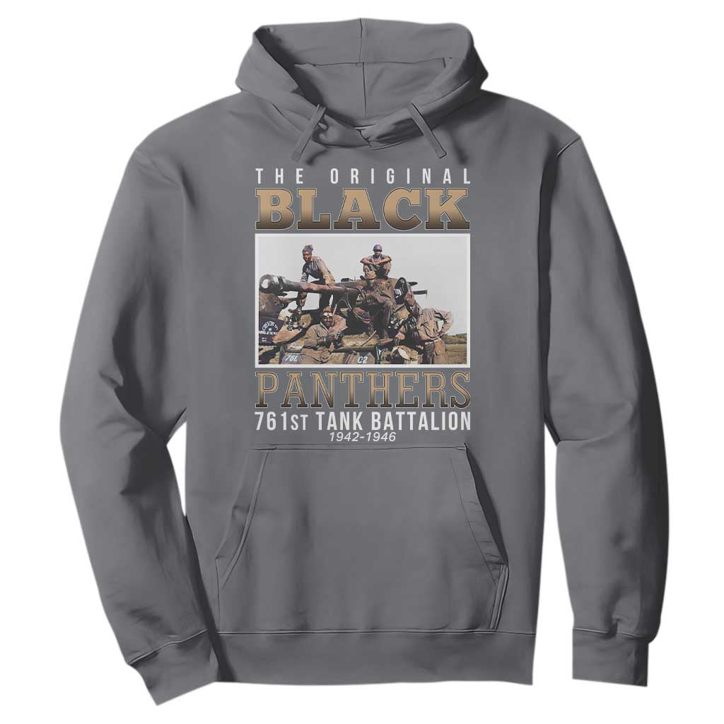 761st Tank Battalion Tribute Hoodie Black Panthers WW2 Heroes TS02 Charcoal Print Your Wear