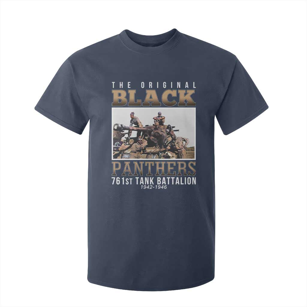 761st Tank Battalion Tribute T Shirt For Kid Black Panthers WW2 Heroes TS02 Navy Print Your Wear