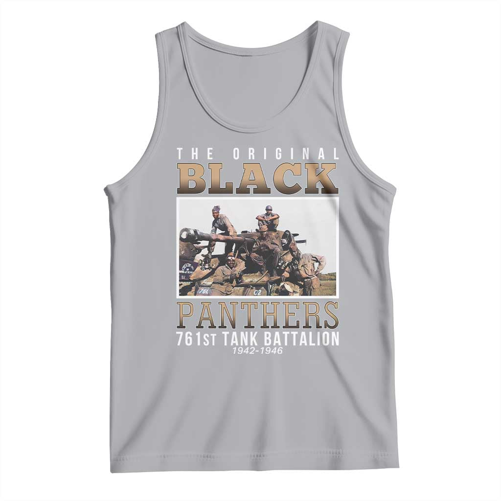 761st Tank Battalion Tribute Tank Top Black Panthers WW2 Heroes TS02 Athletic Heather Print Your Wear
