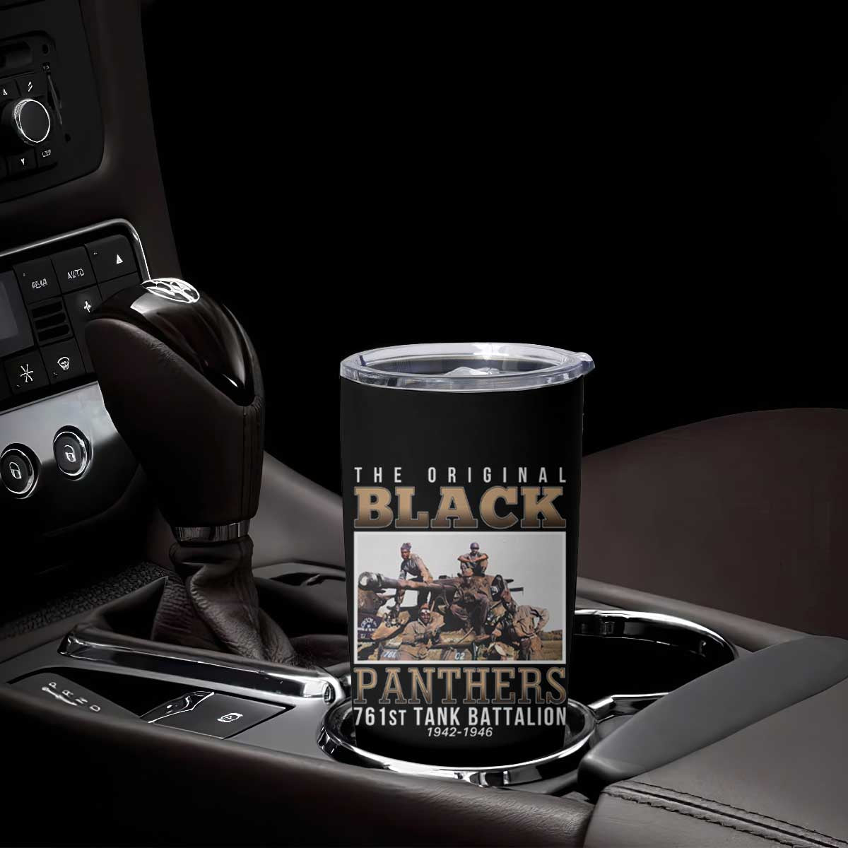761st Tank Battalion Tribute Tumbler Cup Black Panthers WW2 Heroes TS02 Print Your Wear