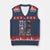 Veteran Suicide Awareness V-Neck Knit Sweater Vest 22 A Day Is 22 Too Many TS02 Navy Red Print Your Wear