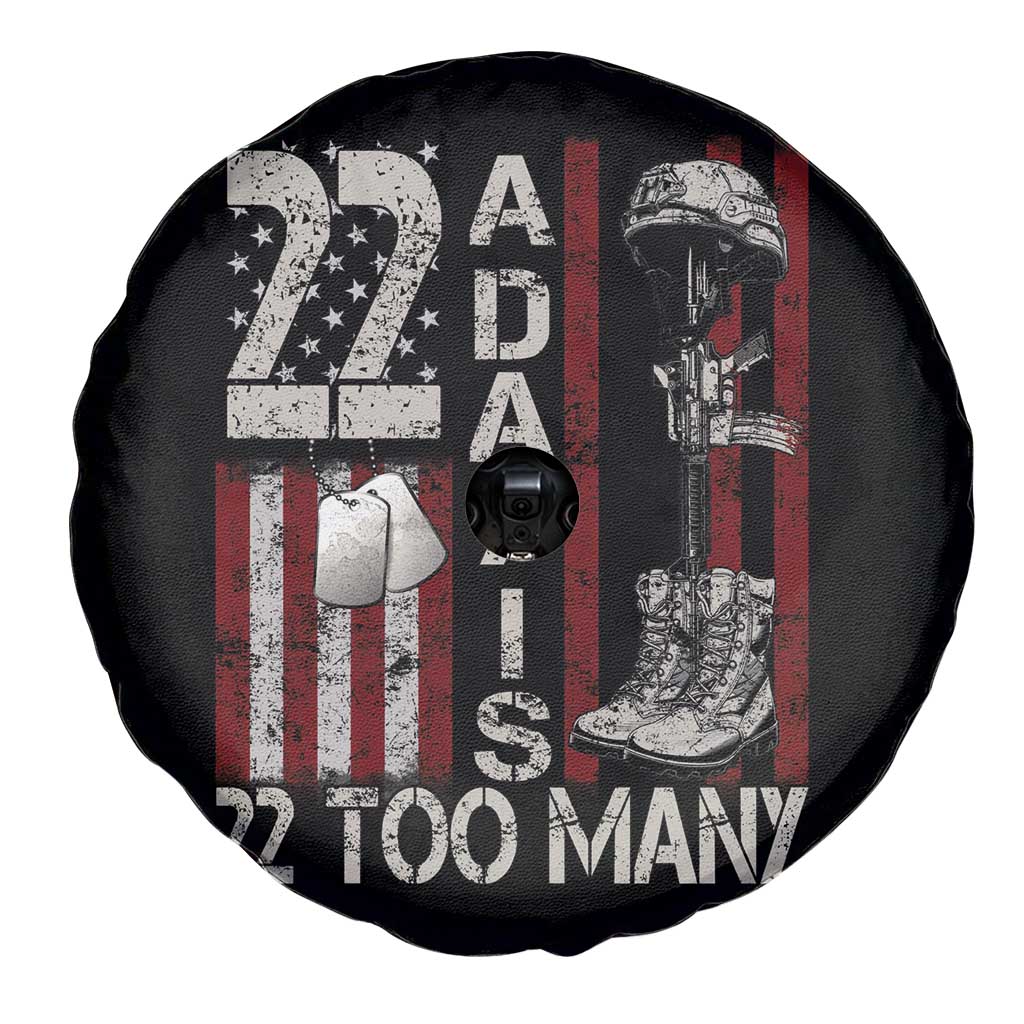 Veteran Suicide Awareness Spare Tire Cover 22 A Day Is 22 Too Many TS02 Print Your Wear