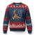 Veteran Suicide Awareness Ugly Christmas Sweater 22 A Day Is 22 Too Many American Flag Ribbon TS02 Navy Red Print Your Wear