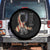Veteran Suicide Awareness Spare Tire Cover 22 A Day Is 22 Too Many American Flag Ribbon TS02 No hole Black Print Your Wear