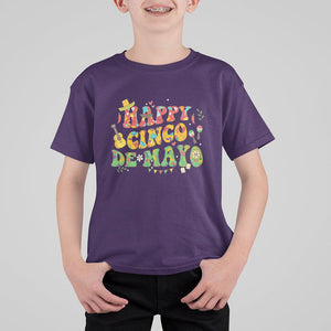 Happy Cinco De Mayo T Shirt For Kid Mexican Fiesta 5 De Mayo TS02 Purple Printyourwear