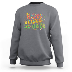 Happy Cinco De Mayo Sweatshirt Mexican Fiesta 5 De Mayo TS02 Charcoal Printyourwear