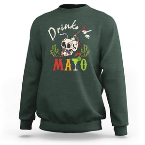 Funny Cinco De Mayo Sweatshirt Cinco De Mayo Drinko De Mayo Fiesta Mexican Party TS02 Dark Forest Green Printyourwear