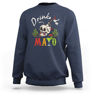 Funny Cinco De Mayo Sweatshirt Cinco De Mayo Drinko De Mayo Fiesta Mexican Party TS02 Navy Printyourwear