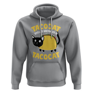 Funny Cat Cinco De Mayo Hoodie Tacocat Spelled Backward Is Tacocat Tacos Cats Lovers TS02 Sport Gray Printyourwear