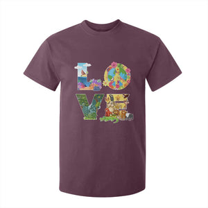 Love Earth Day T Shirt For Kid Alphabet Save The Planet Everyday Environment TS02 Maroon Printyourwear