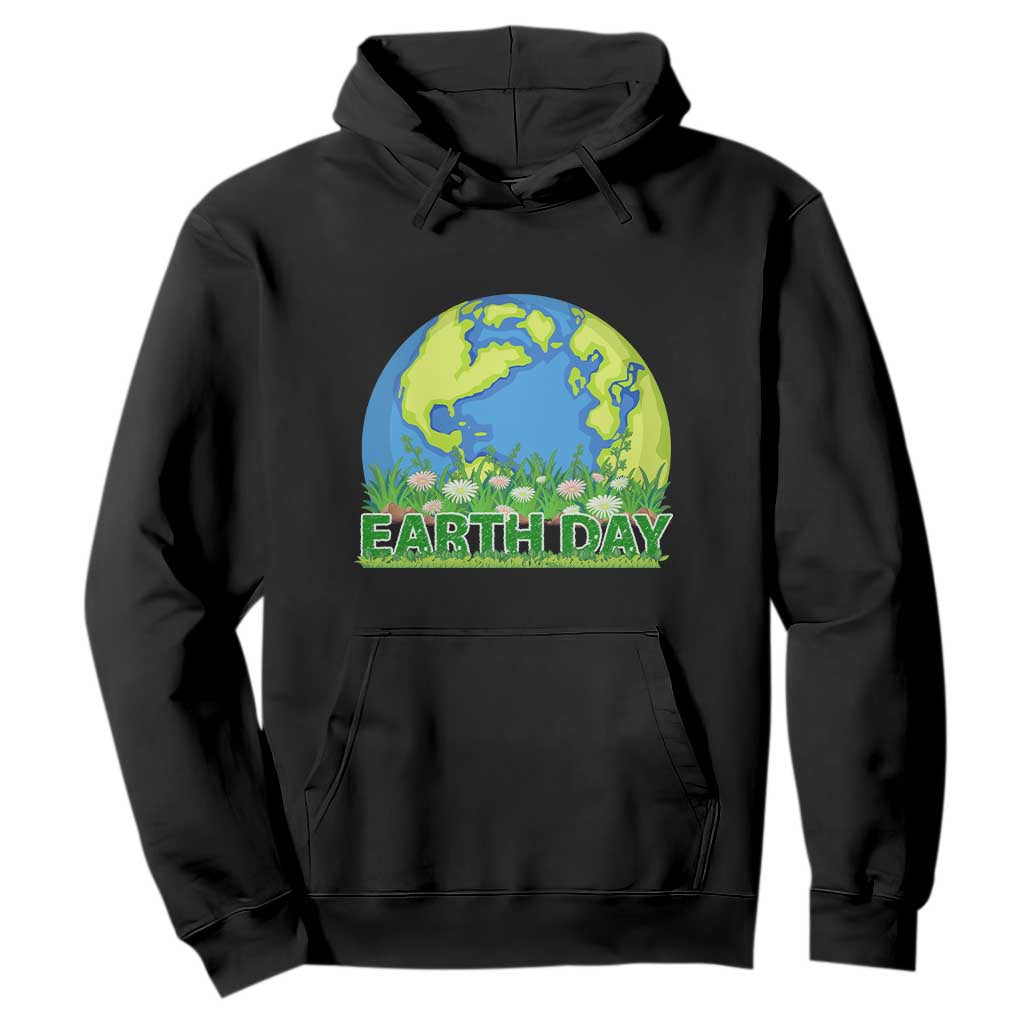 Earth Day Birthday Hoodie Save The Planet Everyday TS02 Black Printyourwear