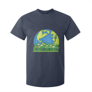 Earth Day Birthday T Shirt For Kid Save The Planet Everyday TS02 Navy Printyourwear