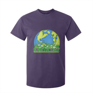 Earth Day Birthday T Shirt For Kid Save The Planet Everyday TS02 Purple Printyourwear