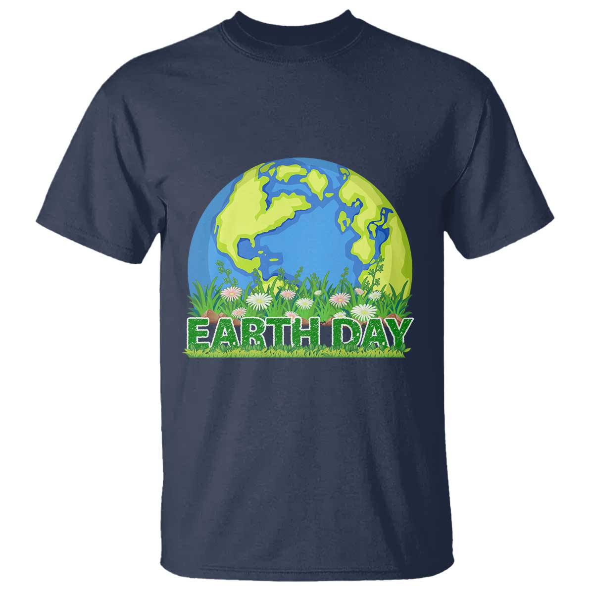 Earth Day Birthday T Shirt Save The Planet Everyday TS02 Navy Printyourwear