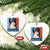 Funny Penguin Resist Graphic Ceramic Ornament Resist Protest Against Tariffs TS02 Print Your Wear