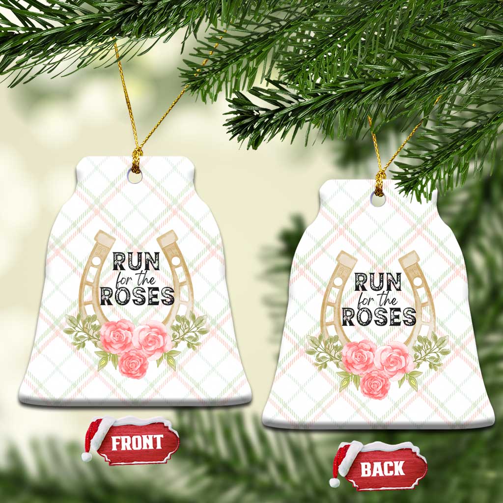 Ky Derby Horse Racing Ceramic Ornament Horses and Roses TS02 Print Your Wear