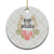 Ky Derby Horse Racing Ceramic Ornament Horses and Roses TS02 1pc Christmas Plaid Print Your Wear