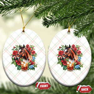 Ky Derby Day Party Ceramic Ornament Mint Juleps and Roses Horse Racing TS02 Print Your Wear