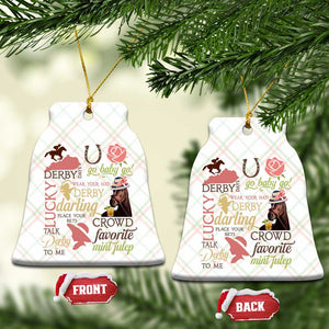 Talk Derby To Me Ceramic Ornament Horse Riders Ky Racing Day TS02 Print Your Wear