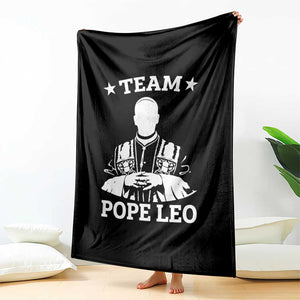 Team Pope Leo XIV Throw Blanket Vintage Catholic Faith Historical Religious Support TS02 Print Your Wear