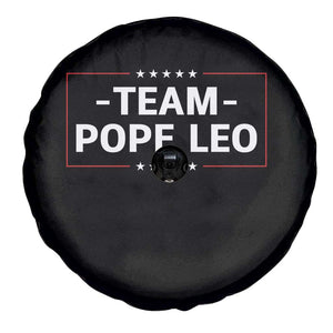 Team Pope Leo XIV Spare Tire Cover Catholic Pride Religious Faith Solidarity TS02 Print Your Wear