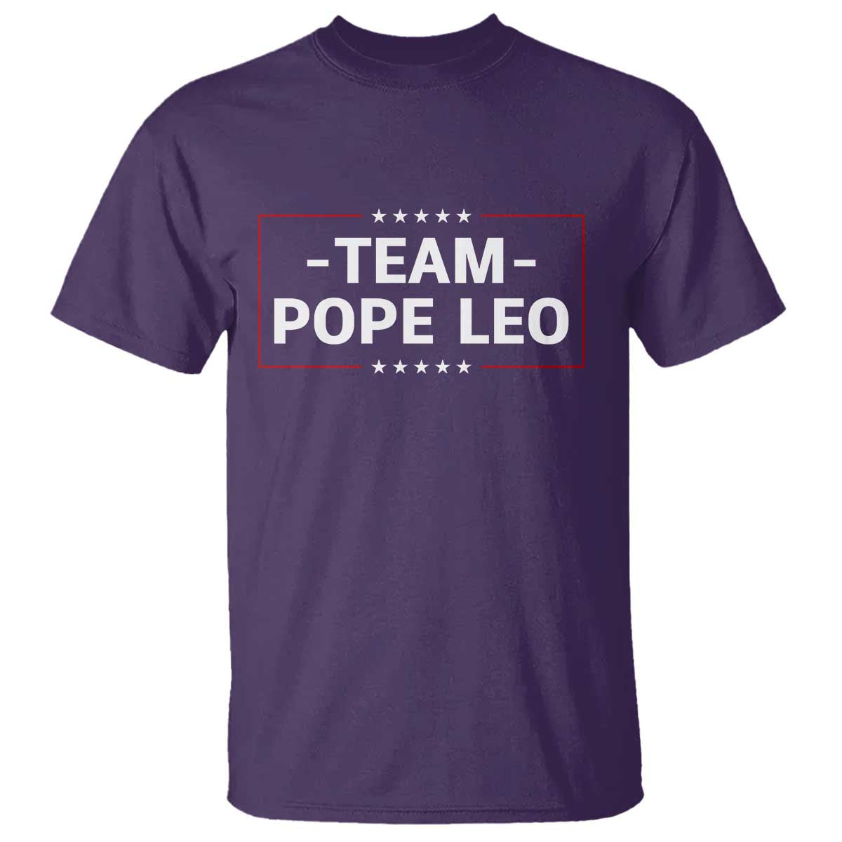 Team Pope Leo XIV T Shirt Catholic Pride Religious Faith Solidarity TS02 Purple Print Your Wear