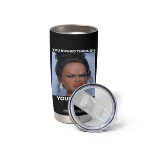 Funny You Rushed Through Your Test Doll Face Meme Tumbler Cup Teacher Reaction Humor Testing Day TS02 Print Your Wear