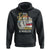 Funny Dad Hoodie Being Dad Is An Honor Being Papa Is Priceless Father's Day TS02 Black Print Your Wear