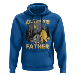 World's Best Farter Hoodie I Mean Father Funny Bigfoot Father's Day TS02 Royal Blue Print Your Wear
