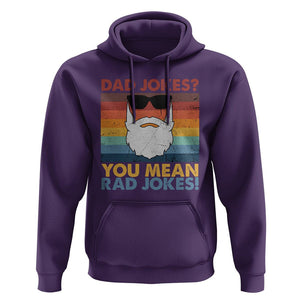 Funny Dad Jokes Hoodie I Think You Mean Rad Jokes Father's Day Vintage TS02 Purple Print Your Wear