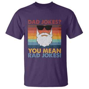 Funny Dad Jokes T Shirt I Think You Mean Rad Jokes Father's Day Vintage TS02 Purple Print Your Wear