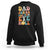 Funny Dad Sweatshirt Dad Jokes Are How Eye Roll Funny Father's Day TS02 Black Print Your Wear