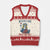Funny 4th of July Statue of Liberty Cocktail V-Neck Knit Sweater Vest Retro Bitches Love Independence TS02 Beige Red Print Your Wear
