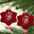 Red White And Bruh Fishing Ceramic Ornament Funny Patriotic Bass 4th Of July American Flag TS02 Print Your Wear