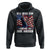 Trump Raised Fist Hoodie He'll Never Stop Fighting To Save America TS02 Black Print Your Wear