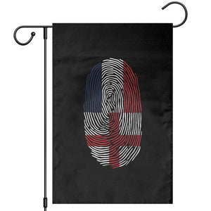 Proud France England Flag Fingerprint DNA Graphic Garden Flag French Anglo English Heritage Roots Dual Patriotism TS02 Black Print Your Wear