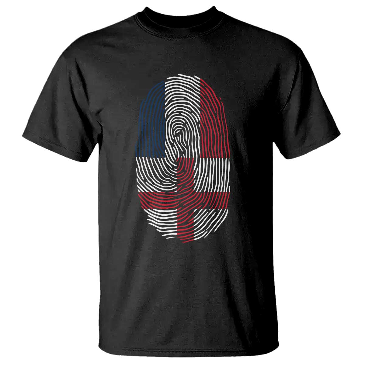 Proud France England Flag Fingerprint DNA Graphic T Shirt French Anglo English Heritage Roots Dual Patriotism