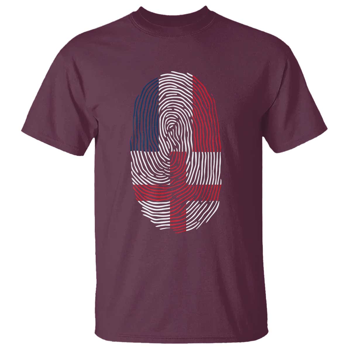 Proud France England Flag Fingerprint DNA Graphic T Shirt French Anglo English Heritage Roots Dual Patriotism