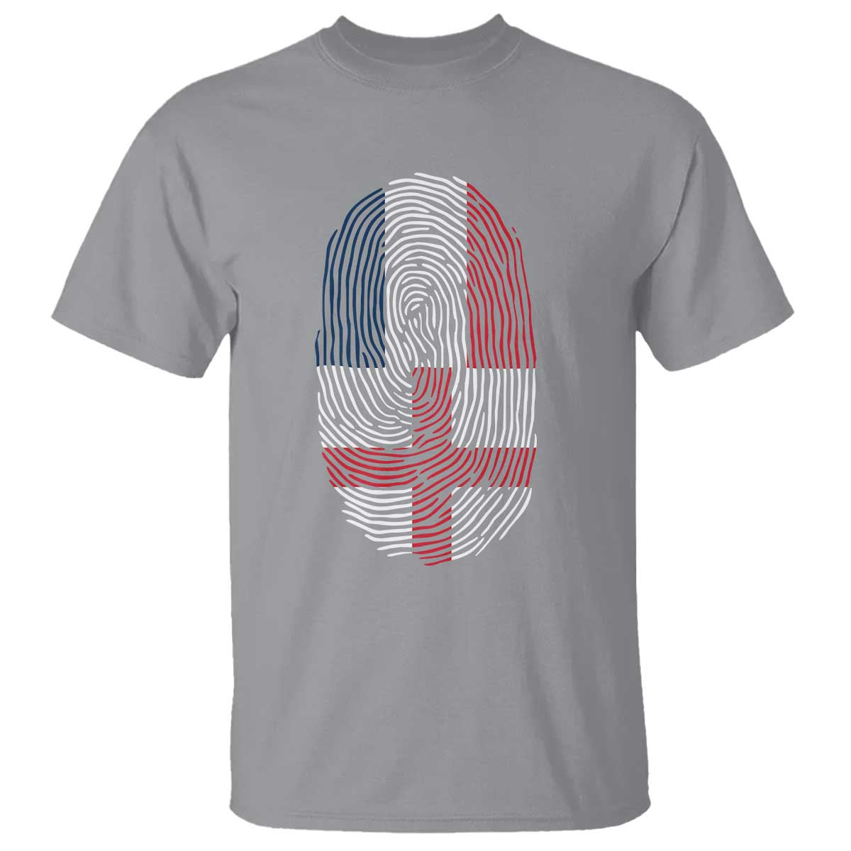 Proud France England Flag Fingerprint DNA Graphic T Shirt French Anglo English Heritage Roots Dual Patriotism