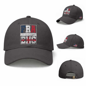 FRA ENG France England Flag Graphic Baseball Cap French English Country Pride TS02 Baseball Cap Universal Fit Dark Gray Print Your Wear