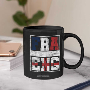 FRA ENG France England Flag Graphic Coffee Mug French English Country Pride TS02 Print Your Wear