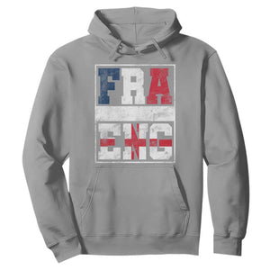 FRA ENG France England Flag Graphic Hoodie French English Country Pride