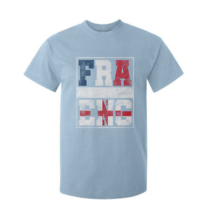 FRA ENG France England Flag Graphic T Shirt For Kid French English Country Pride