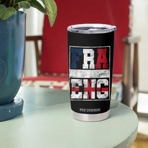 FRA ENG France England Flag Graphic Tumbler Cup French English Country Pride TS02 Print Your Wear