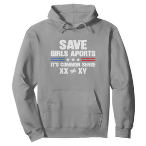 Save Girls Sports Its Common Sense XX Not Equal XY Hoodie Biological Science Varsity Athletic Graphic