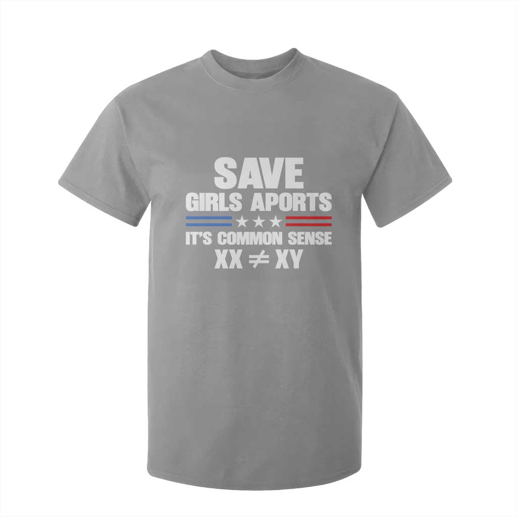 Save Girls Sports Its Common Sense XX Not Equal XY T Shirt For Kid Biological Science Varsity Athletic Graphic