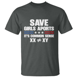 Save Girls Sports Its Common Sense XX Not Equal XY T Shirt Biological Science Varsity Athletic Graphic