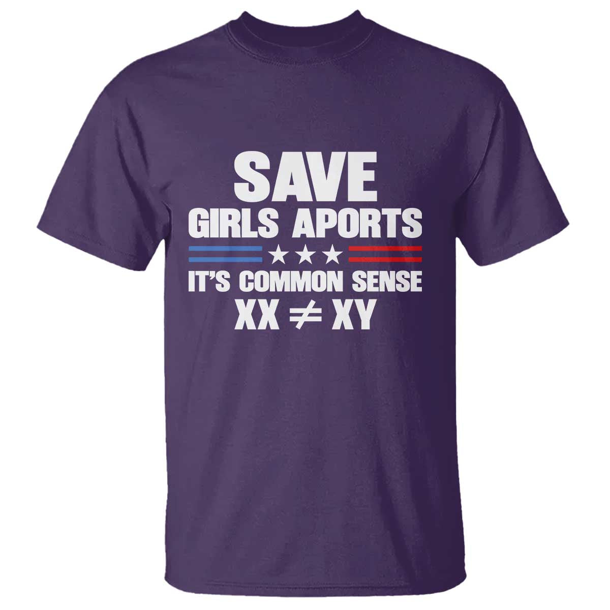 Save Girls Sports Its Common Sense XX Not Equal XY T Shirt Biological Science Varsity Athletic Graphic